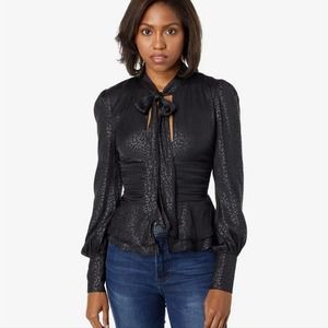 BARDOT Tie Blouse